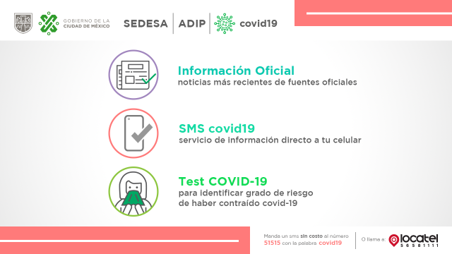 Aquí te mantendremos informad@ sobre el COVID-19 con información oficial